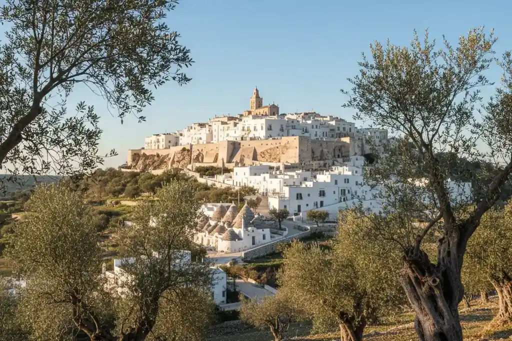 The iconic Trulli stone houses of Alberobello, Puglia